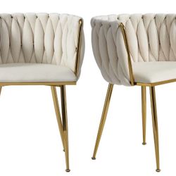 Velvet Dining Chairs Set of 2