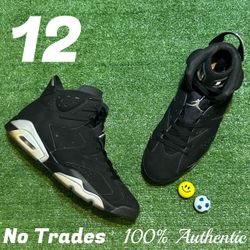 Size 12 Air Jordan 6 Retro “Chrome” 🪙
