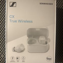 Brand New Sealed Sennheiser CX True Wireless (White)