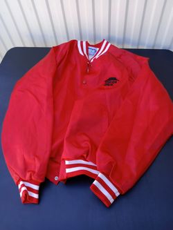 VTG 80’s Swingset label PIZZA HUT Red Bomber jacket size XL