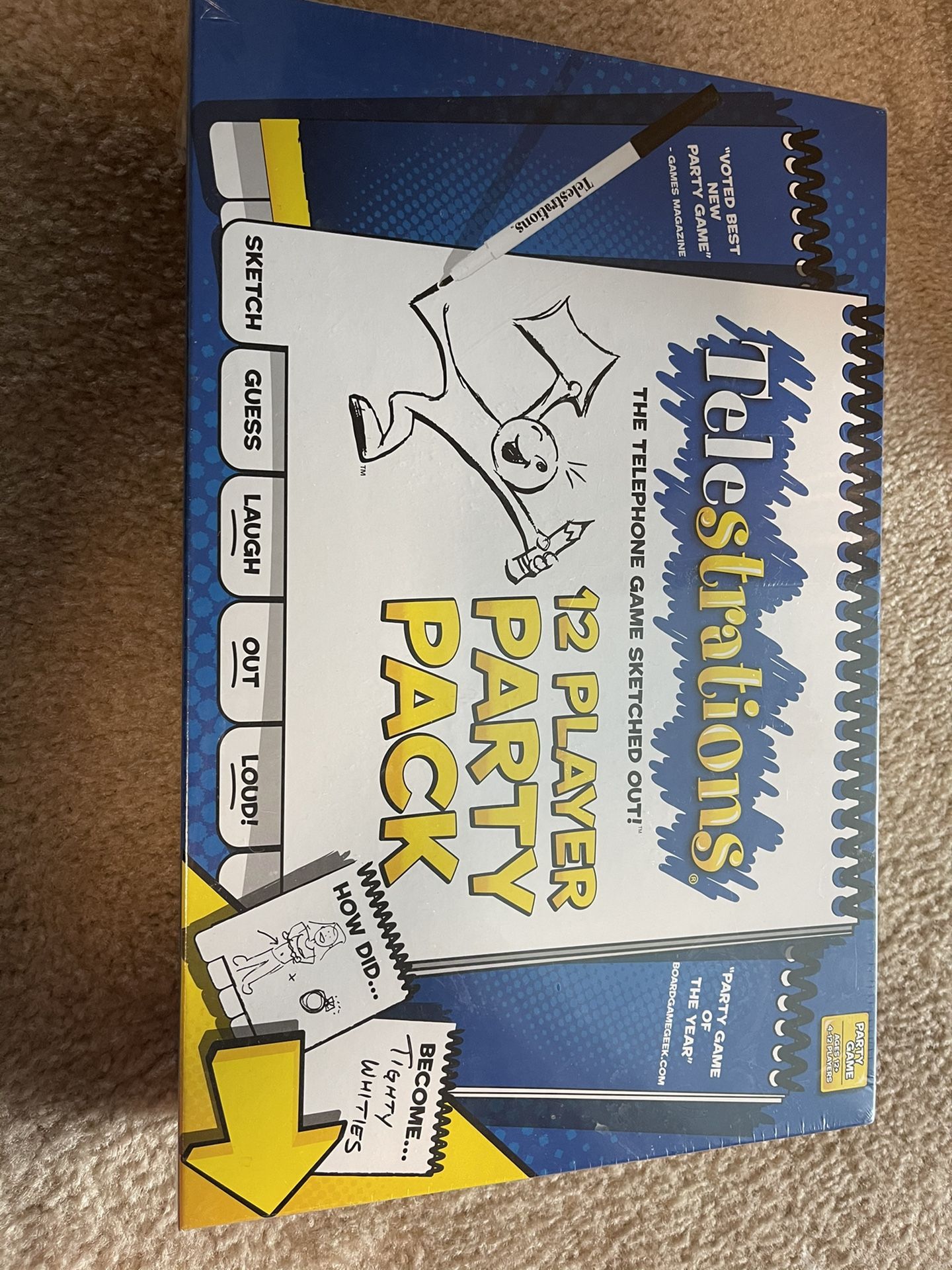 New Telestrations Family Board Game