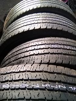 275 70 18 four Firestone tires $20 each