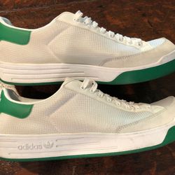 Adidas Rod Laver (White/Green - Size 12)