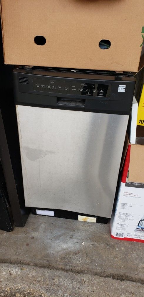 Kenmore 18 Inch Wide Stainless Steel Front 120 Volt...