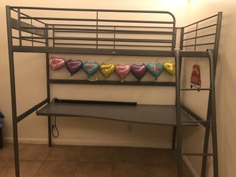 Ikea Twin Bunk Bed With Desk For Sale In Las Vegas Nv Offerup