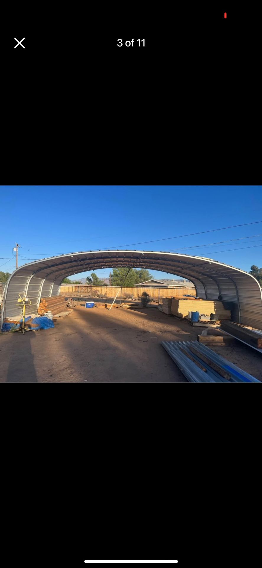 Shed/ Quonset Hut