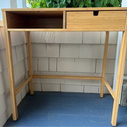 IKEA Nordkisa bamboo desk/dressing table