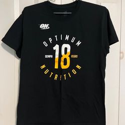 Optimum Nutrition Rare Olympia 18 Las Vegas T-shirt - Size Large