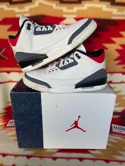 Jordan 3 Retro Denim SE Fire Red Men’s 10.5 Used