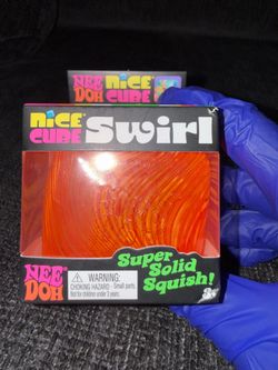 NeeDoh Nice Cube Swirl Stress Toy