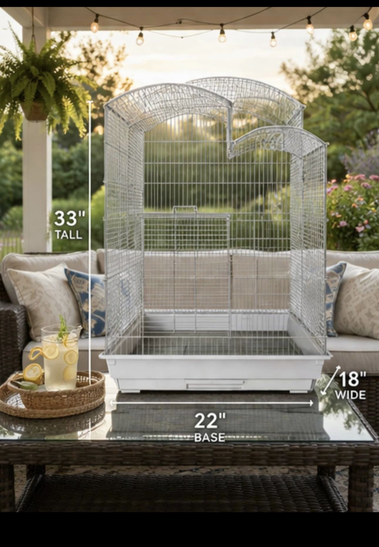 Stunning Vintage Bird Cage For Sale