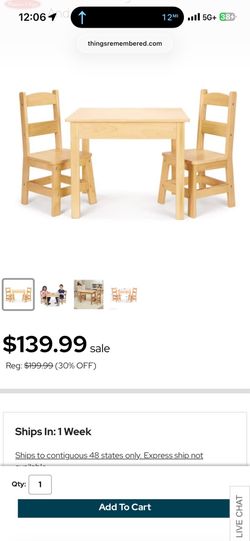 Kids table