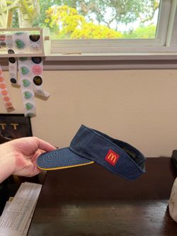 Unisex McDonald’s Work Uniform Visor Adjustable - One Size