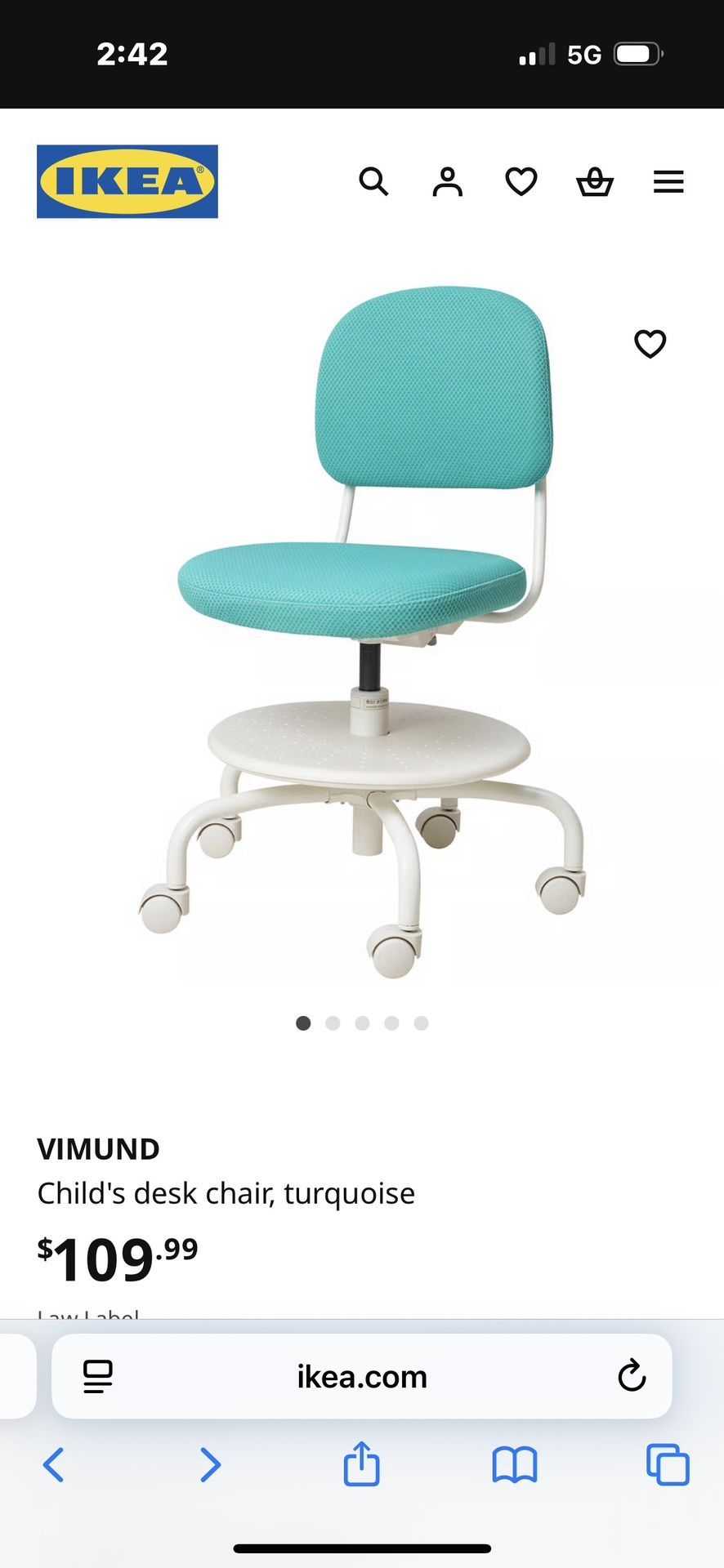 IKEA Child Computer Chair
