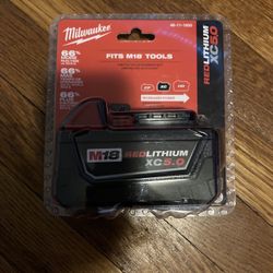 BRAND NEW Milwaukee M18 Red Lithium XC 5.0 Battery NEVER OPENED