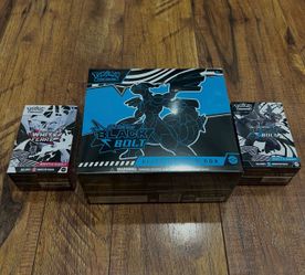 Selling SEALED LOT Black Bolt ETB/Bundle & White Flare Bundle