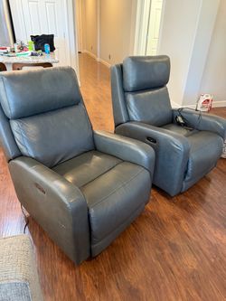 Leather electric recliners