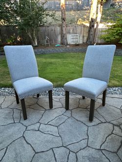 Beautiful grey chairs