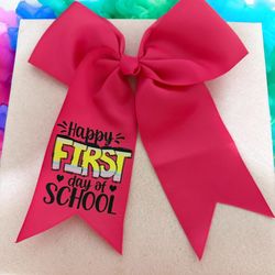 First Day Of School Bow 