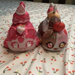 Two Ice Cream Cat Plushie 