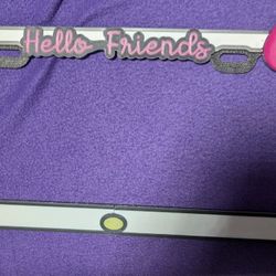 Hello Kitty Front And Back Car Plate (BRAND NEW)