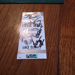 This Is From Rock Hill South Carolina Original Little Texas Members Autograph From The 20-year Anniversary