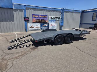 2027 Lamar 7x16 steel deck car hauler trailer 7k GVWR