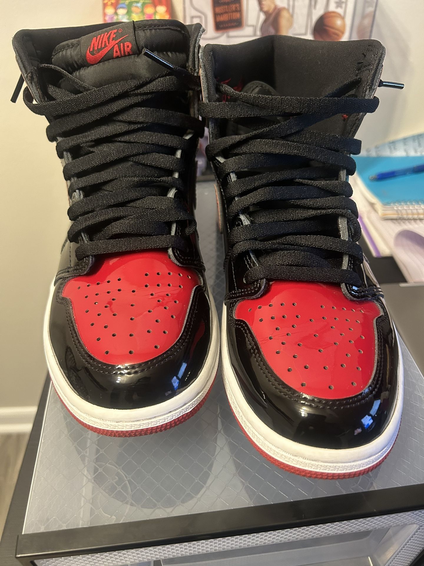 Air Jordan Retro 1 High- Patent leather breds