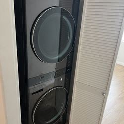 stacked washer and dryer