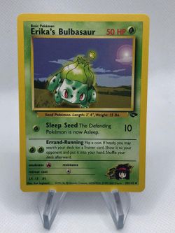 Erika's Bulbasaur 39/132 gym challenge