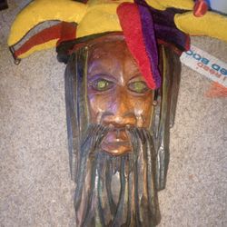 Jamaican Hand Carved Wall Art