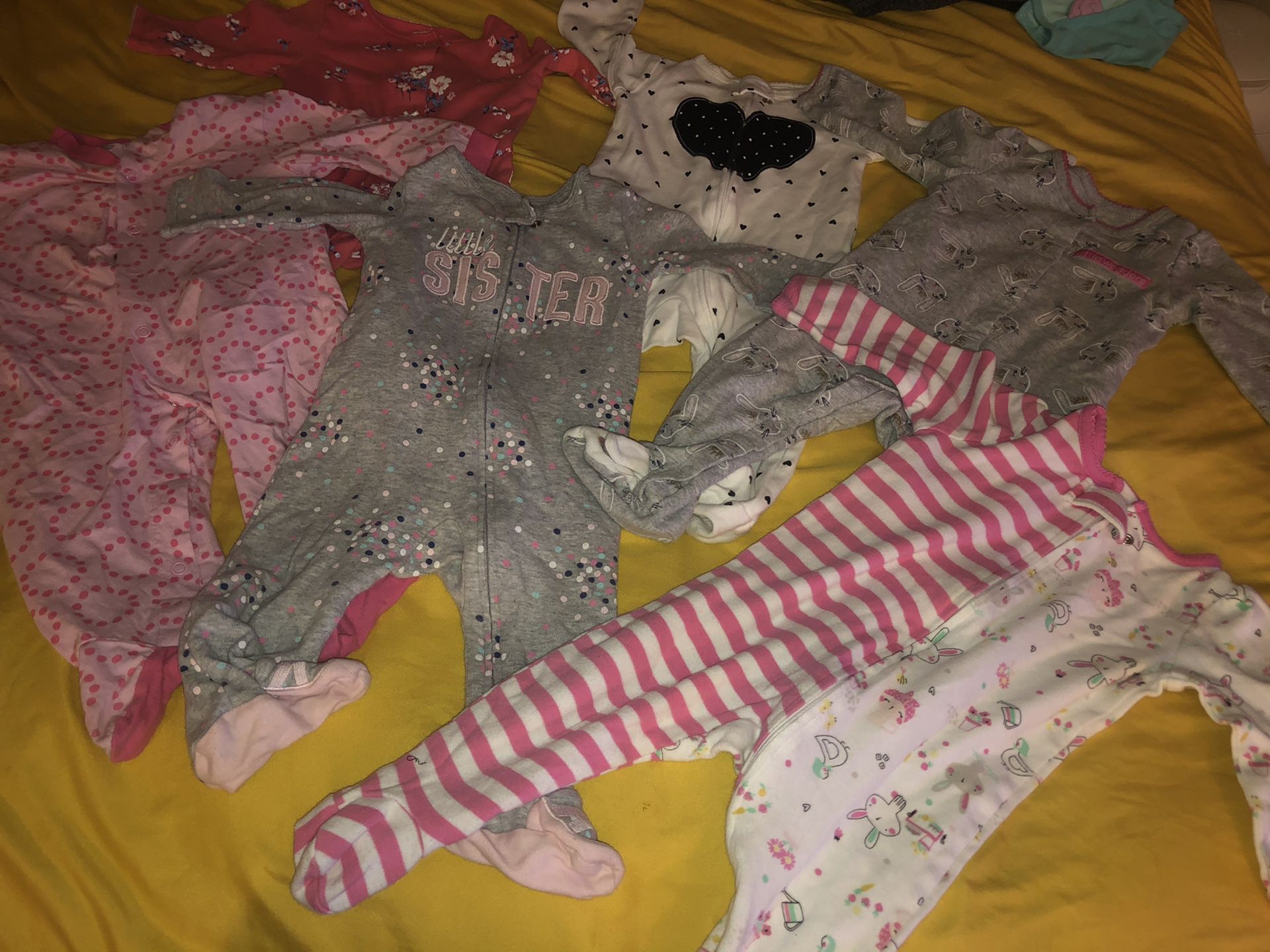 Size 6-9 months baby girl winter clothes