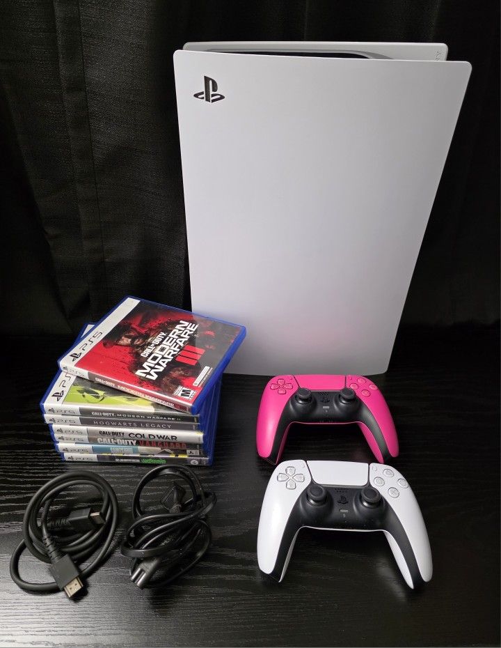 Ps5 Console w/ Games (Disc Version)