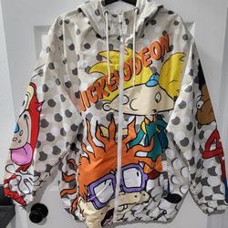 Members Only x Nickelodeon Rugrats Windbreaker Jacket.