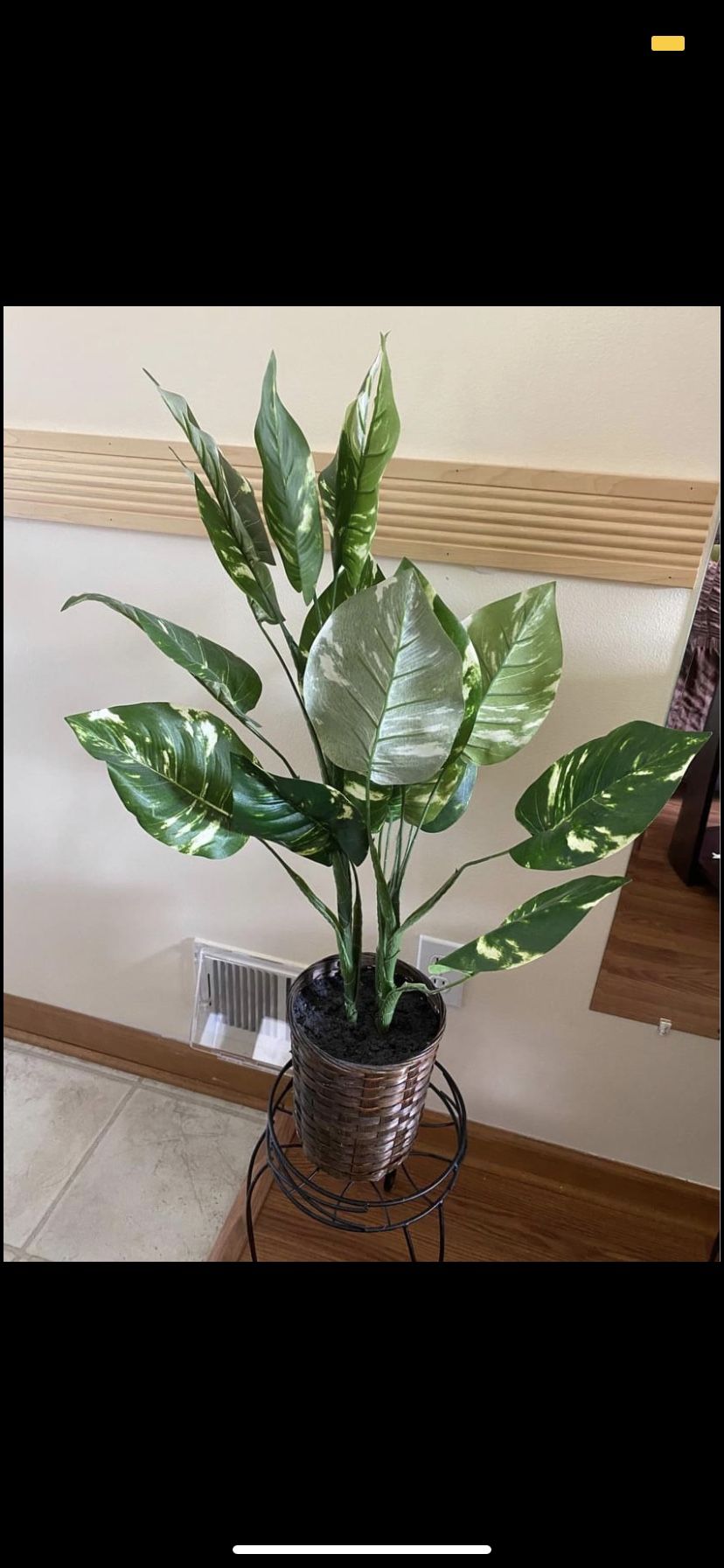 2 Fake Plants In Good Condition