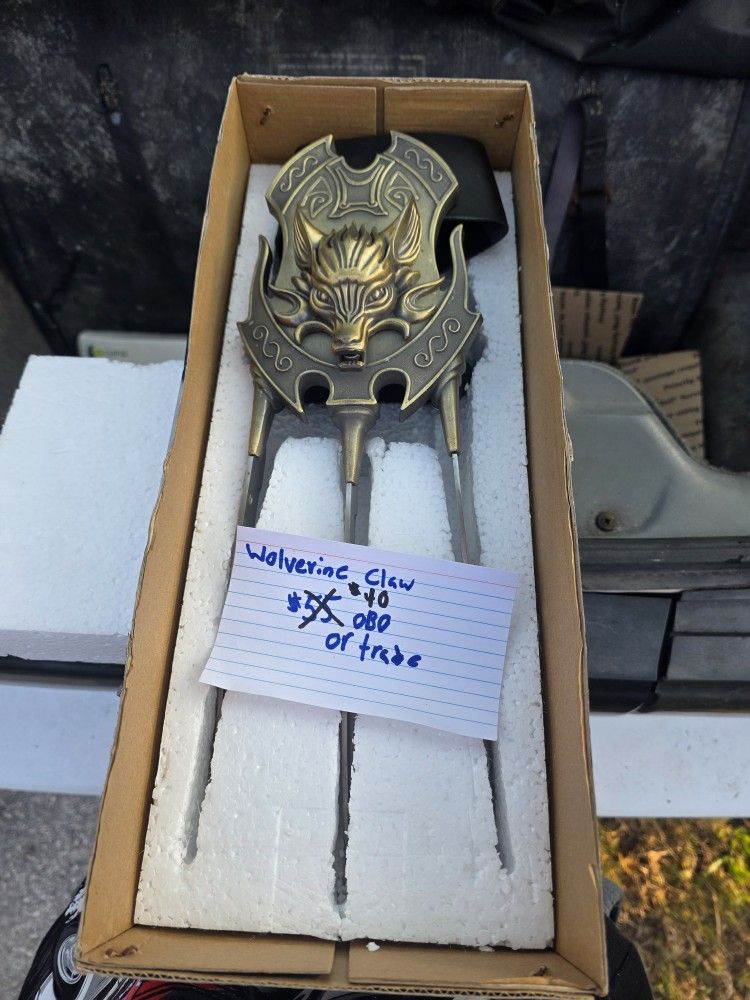 Wolverine Display Metal Piece $40 Obo