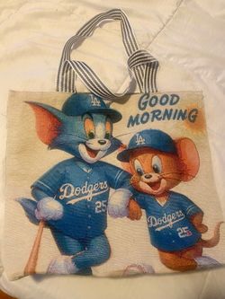 Dodgers Tote Bag / Tom and Jerry Tote Bag
