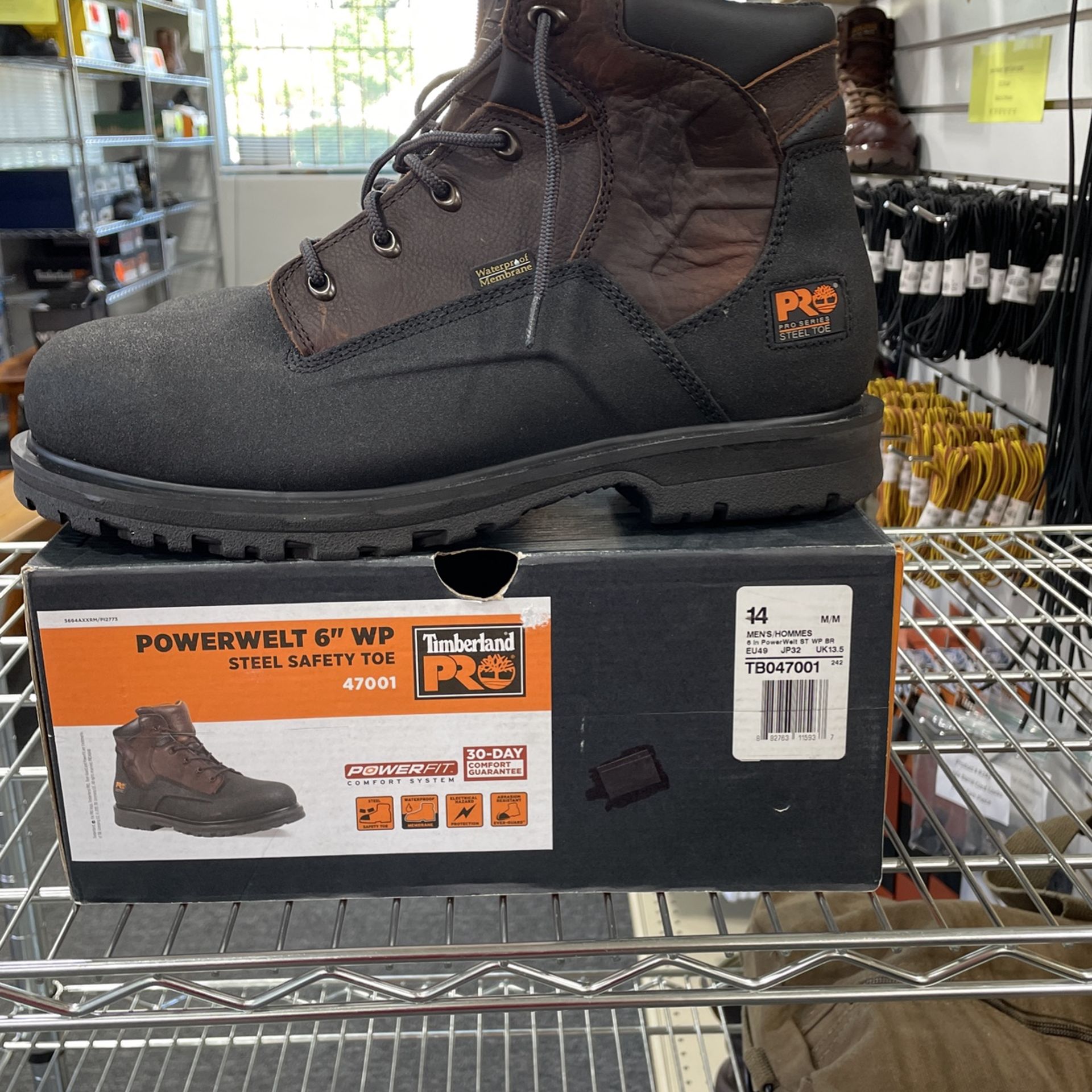 Timberland Work Boots Size 14