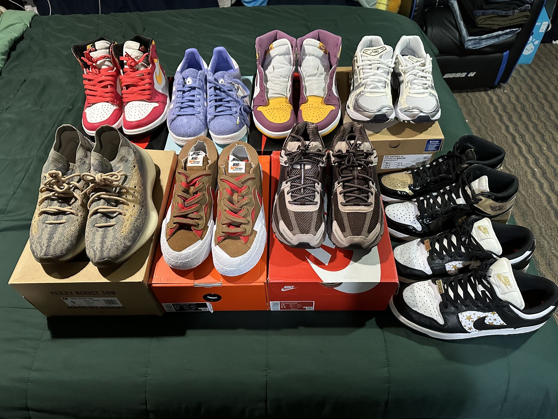 Air Jordan, Nike, Yeezy, Adidas