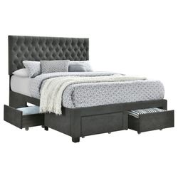 Grey Storage bed Frame 