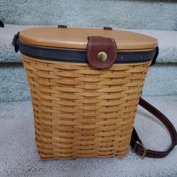 Longaberger Carry Basket With Strap