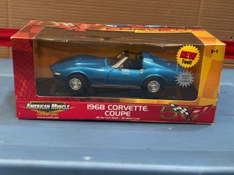 ERTL AMERICAN MUSCLE 1968 CORVETTE COUPE 50TH ANNIVERSARY 1:18 Die Cast
