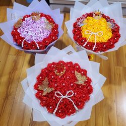 Ribbon Rose Bouquet 