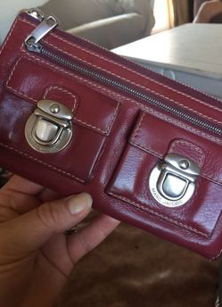 MARC Jacobs dark red leather wallet