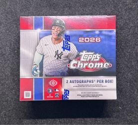 2026 Topps Chrome Jumbo Box sealed