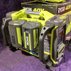 RYOBI 40V 1800W Portable Battery Power Station Inverter Generator/4-Port  Charger w/(2)6.0 Batteries NEW!-$620! for Sale in Irving, TX - OfferUp