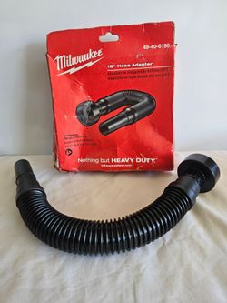 Milwaukee 49-40-6190 18 in. Hose Adapter New