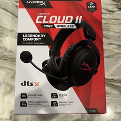 HyperX Cloud II Core Wireless Gaming Headset for PC, PS5, PS4, Switch New Sealed