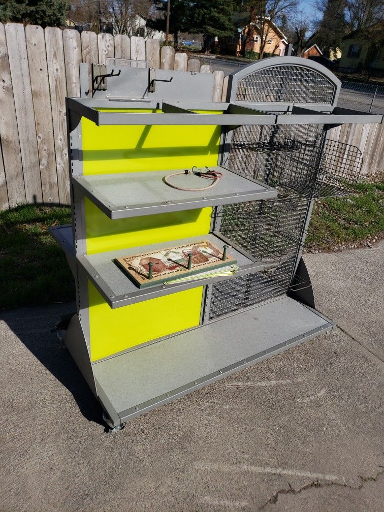Almost New Display Rolling Cart! Business Or Home Or Shop