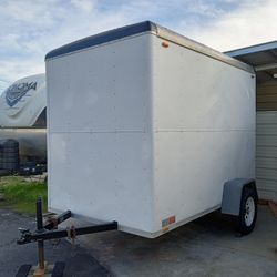Wells Cargo 6 X 10 X 7 Tallboy Enclosed Cargo Trailer 